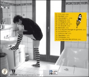 Eric Mie - au dos du CD