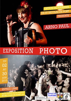 Exposition photos de concert par Arno Paul