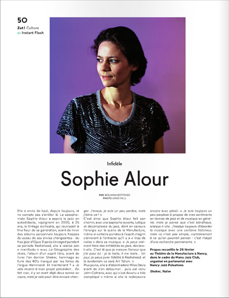 Sophie Alour :: portrait